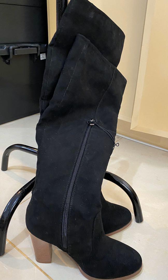 forever 21 high knee boots