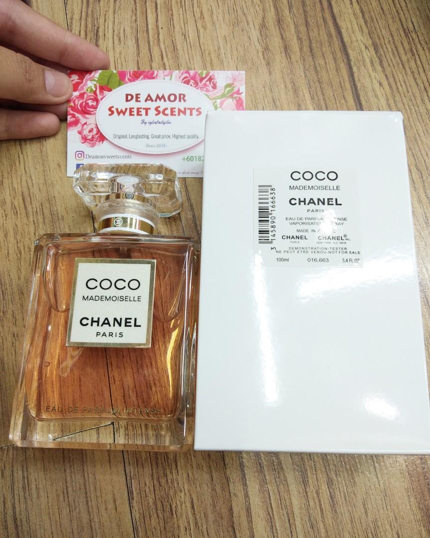 Coco mademoiselle cheap intense tester
