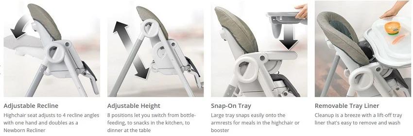 Chicco progress 2025 relax highchair silhouette