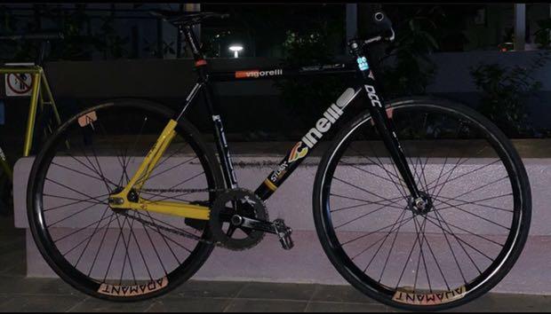Cinelli vigorelli black 2025 yellow