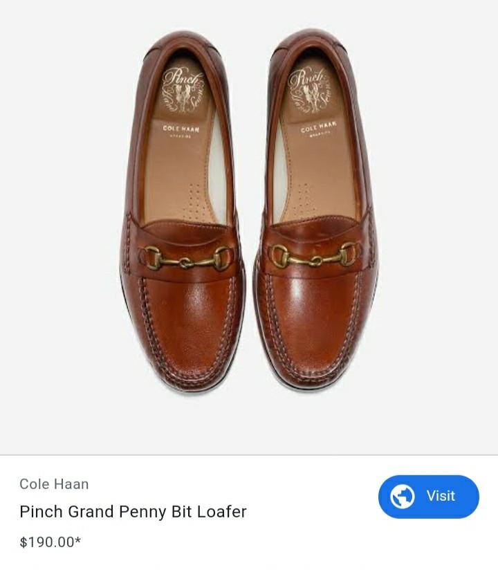 Cole Haan Pinch Horse Bit Loafer, Men's Fashion, Footwear, Dress Shoes