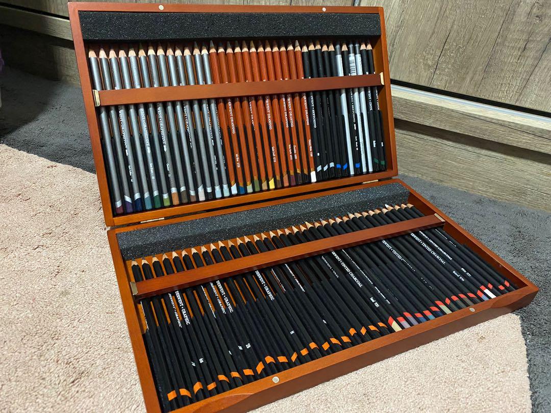 Derwent Sketching Pencils Wooden Box Design Craft Art Prints