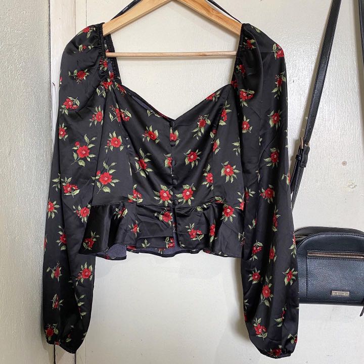 satin top forever 21