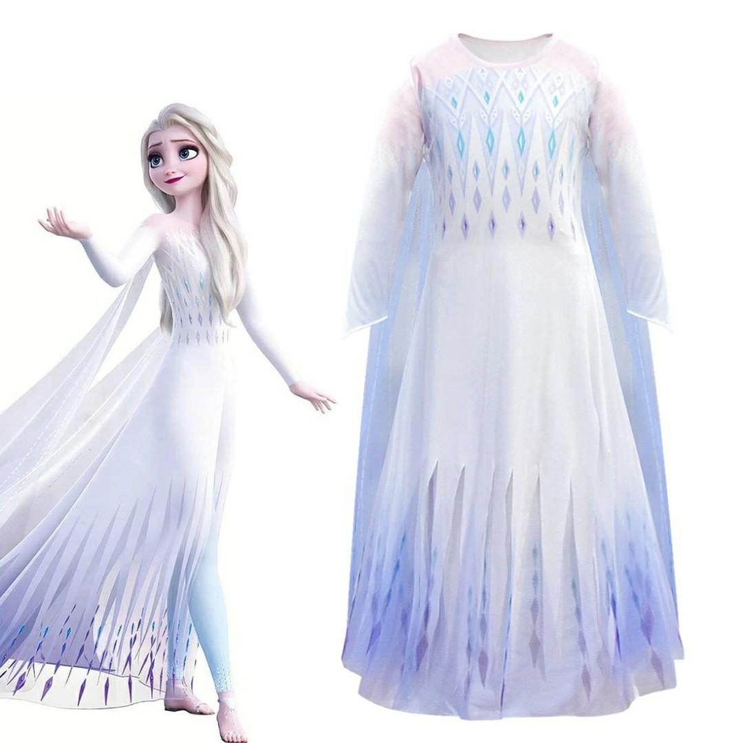 Frozen 2 Elsa Dress With Cape Babies Kids Girls Apparel 4 To