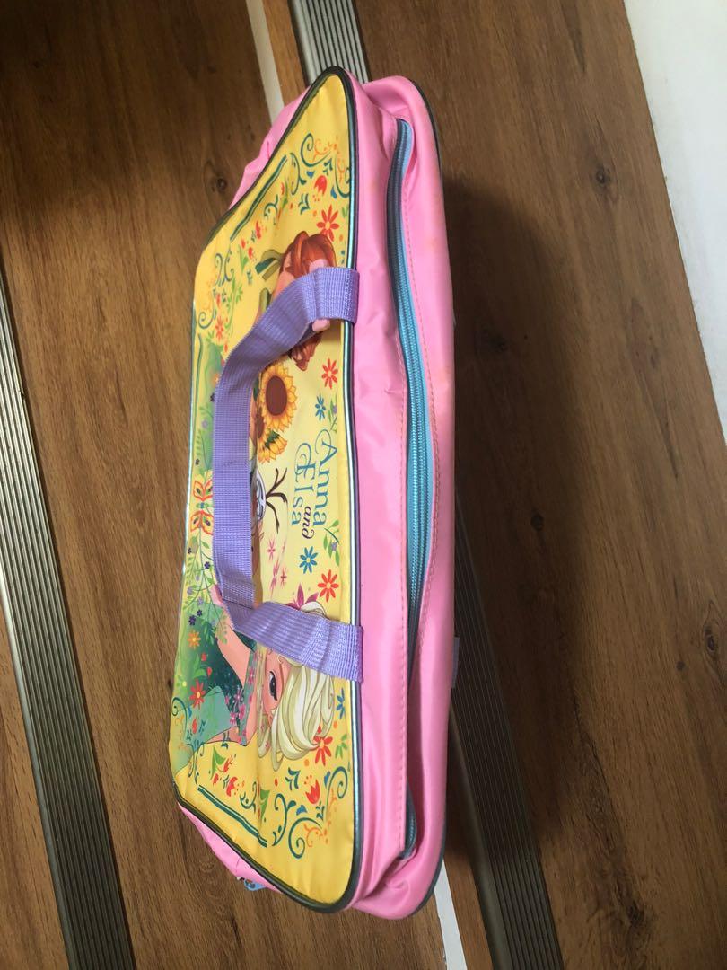 Frozen Bag (Category: Diaper Bags & Wetbags) located in Quezon City. Submitted by rhytan2 (Listing ID 281683892, Image 3). Description: Original Disney document school bag Bought for my daughter but it’s kinda big for her Can fit long envelop and folder Never used and with tag Bought in HK from Disney licensed store Last price na po Shipping c/o buyer There are some yellow marks on top of the bag (due to storage) but not visible .