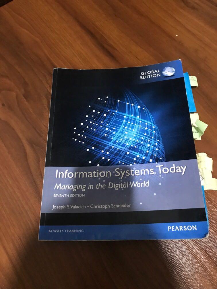 Information System Today Managing In The Digital World Books