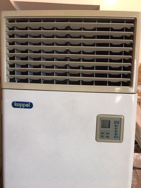 Koppel Floor Standing AC Split 3 Tonner (Category: Air Conditioning and Heating) located in Quezon City. Submitted by crbphl (Listing ID 281636212, Image 3). Description: KOPPEL Floor Standing Vertical Split Air Conditioner (SL-36A) Used but well maintained. Quick cooling; High cooling efficiency; Easy to use controls Comes with elevated metal stand for both the AC unit and compressor (we had this made) No issues. RFS: Moved to office space with 