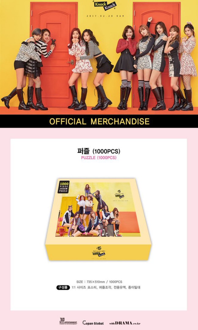 Lf Bn Twice Knock Knock 1000 Pcs Puzzle Hobbies Toys Memorabilia Collectibles K Wave On Carousell