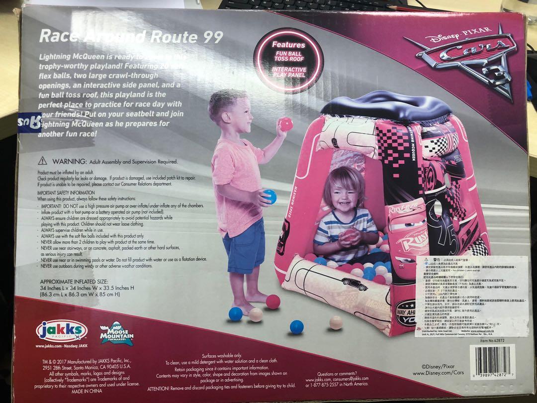 Lightning McQueen ball pit, 兒童＆孕婦用品, 嬰兒玩具 Carousell