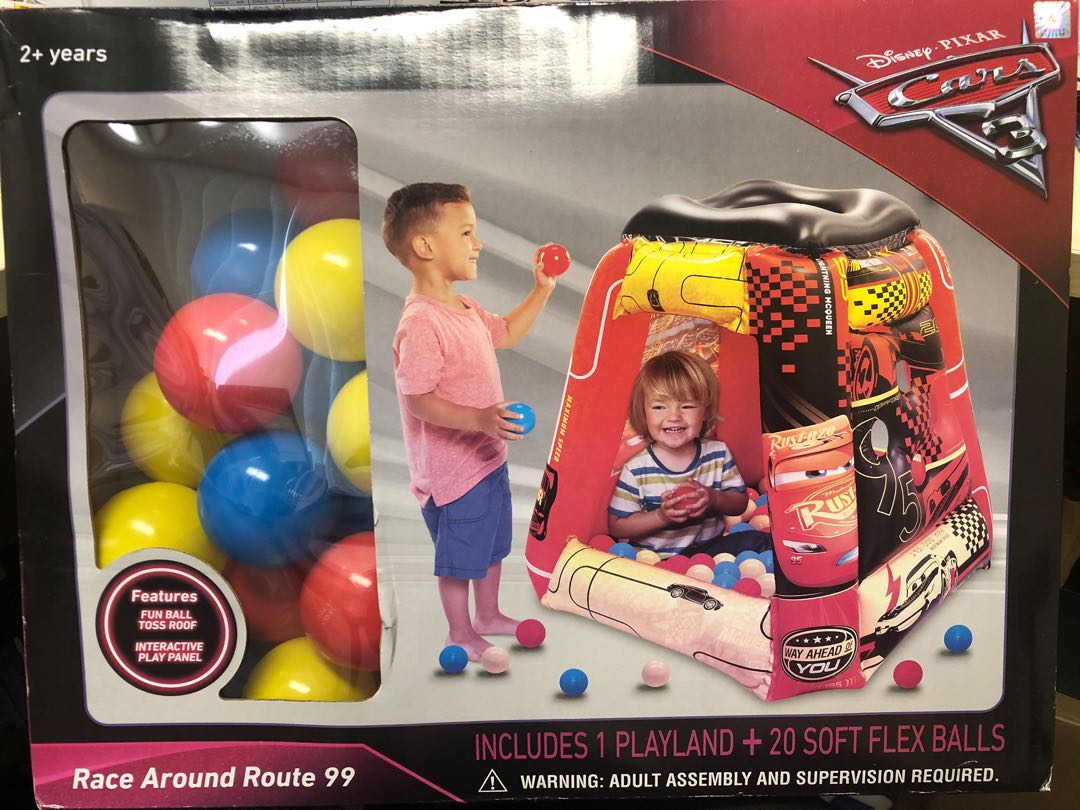 Lightning McQueen ball pit, 兒童＆孕婦用品, 嬰兒玩具 Carousell