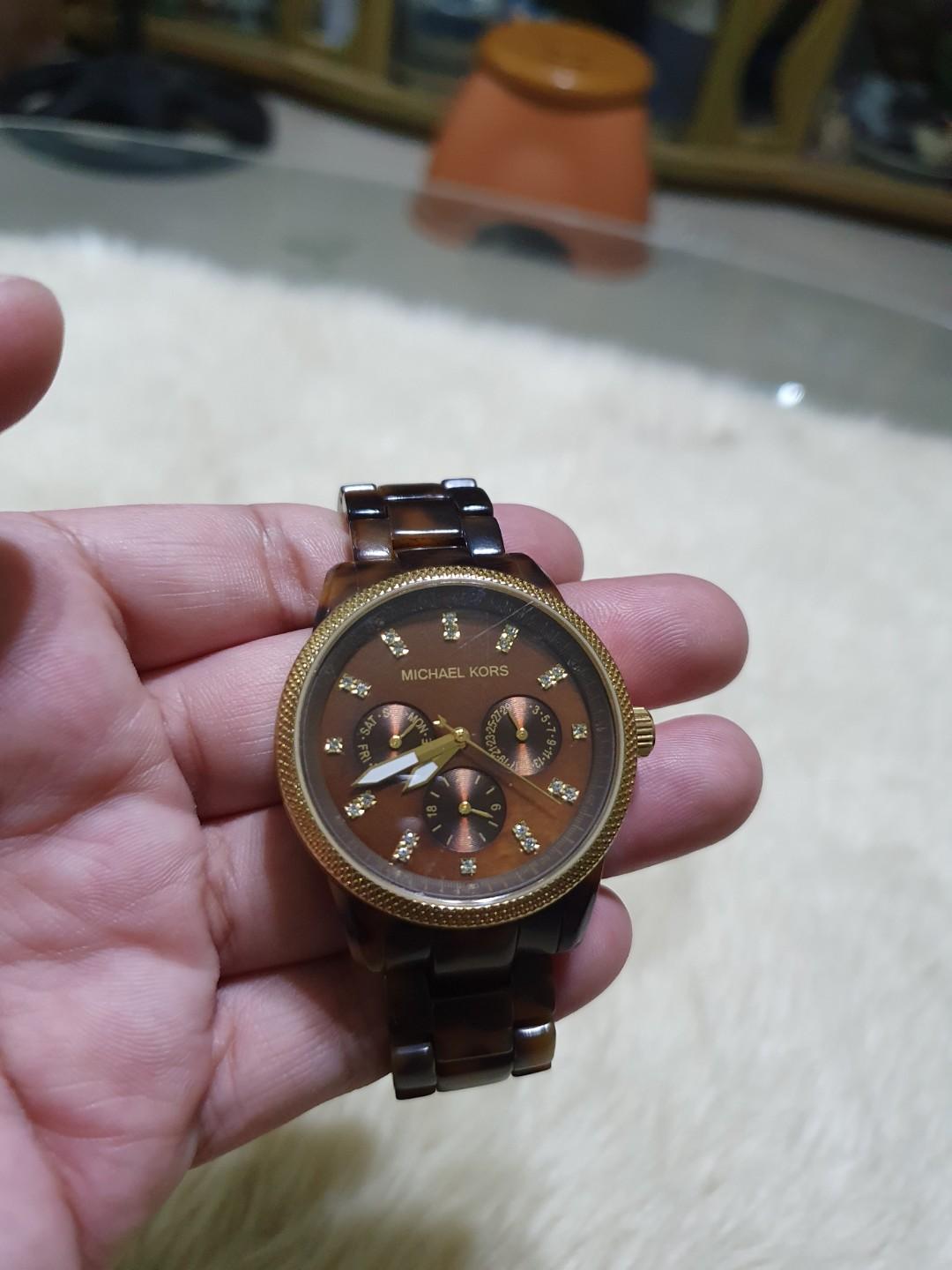Michael Kors Tortoise Watch, Women's Fashion, Watches & Accessories, Watches  on Carousell