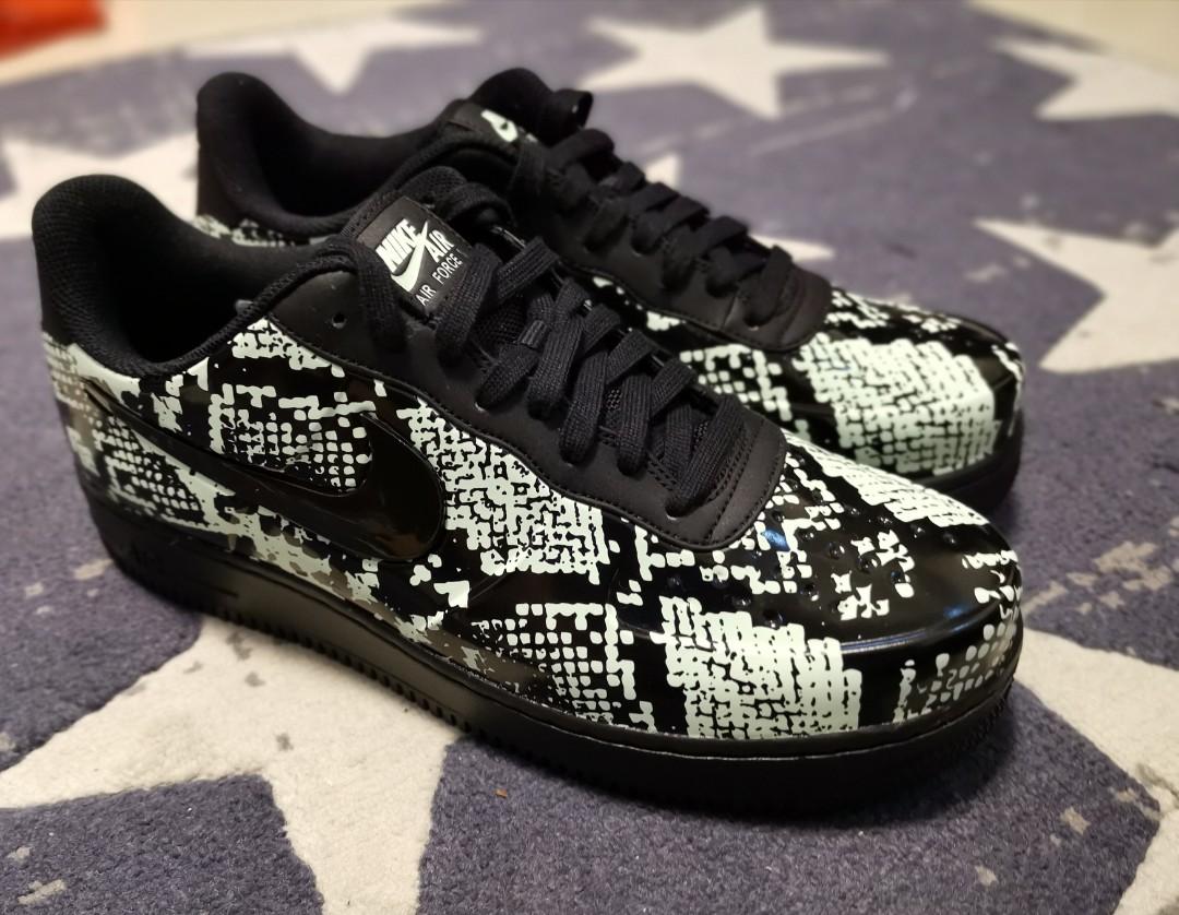 air force 1 foamposite pro cup snakeskin