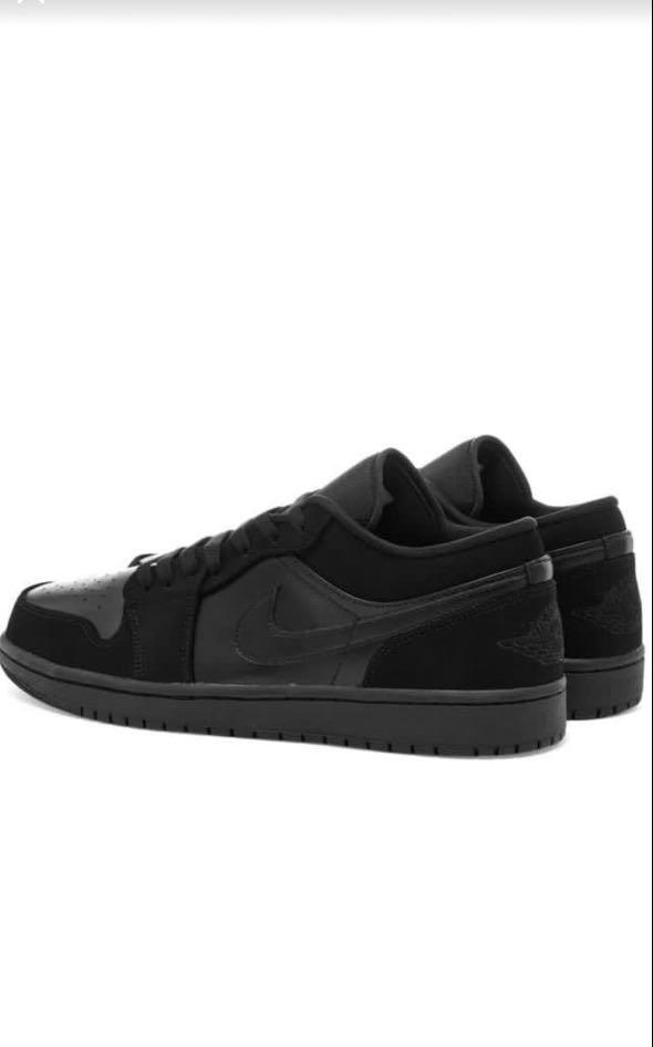 nike air jordan low black