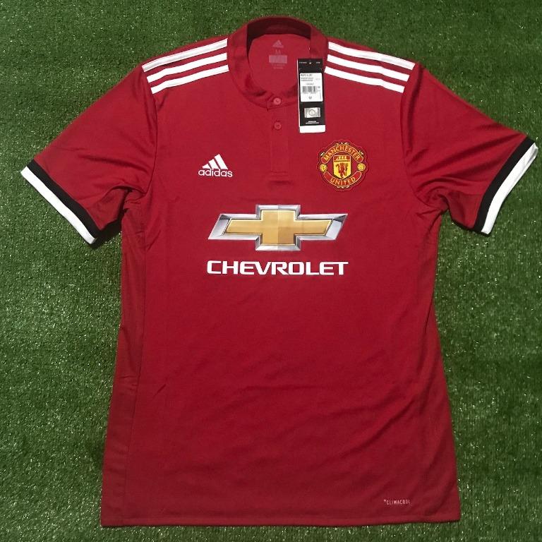 ORIGINAL MAN UTD 2017-18 HOME JERSEY MANCHESTER UNITED, Sports, Sports