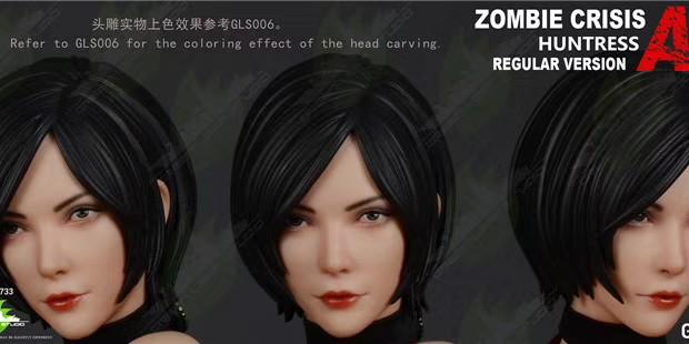 PO GREEN LEAF STUDIO Zombie Crisis Huntress Statue Ada ...