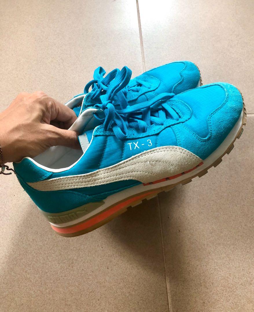 puma trinomic bambino verde