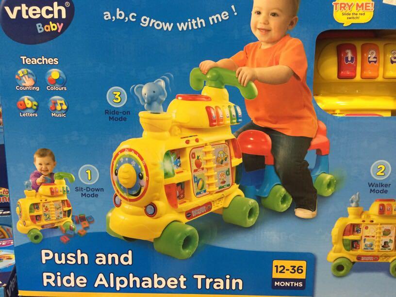 push and ride alphabet train