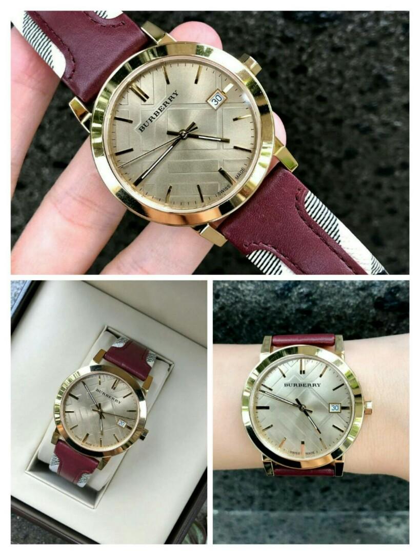 Ready Burberry BU9017 3.8 Cm Barang Mewah Jam Tangan di Carousell