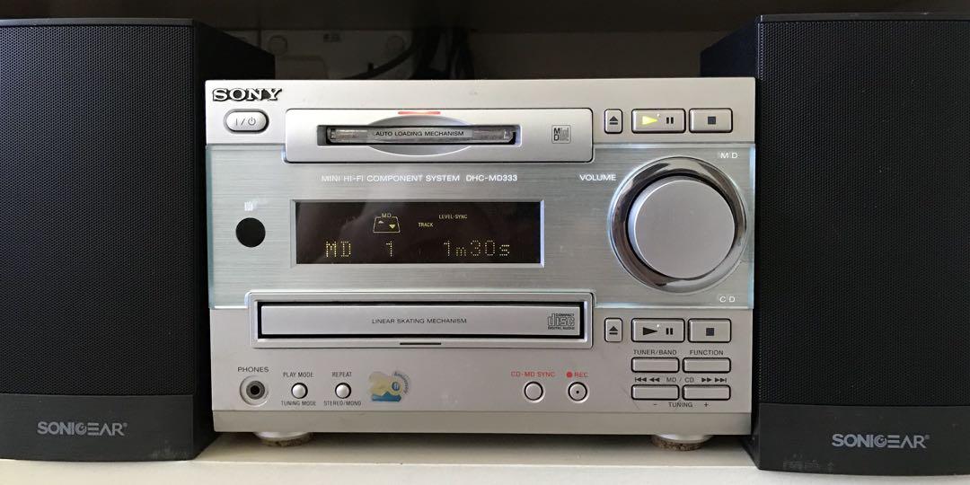 SONY CD MDコンポ DHC-MD333 - オーディオ機器