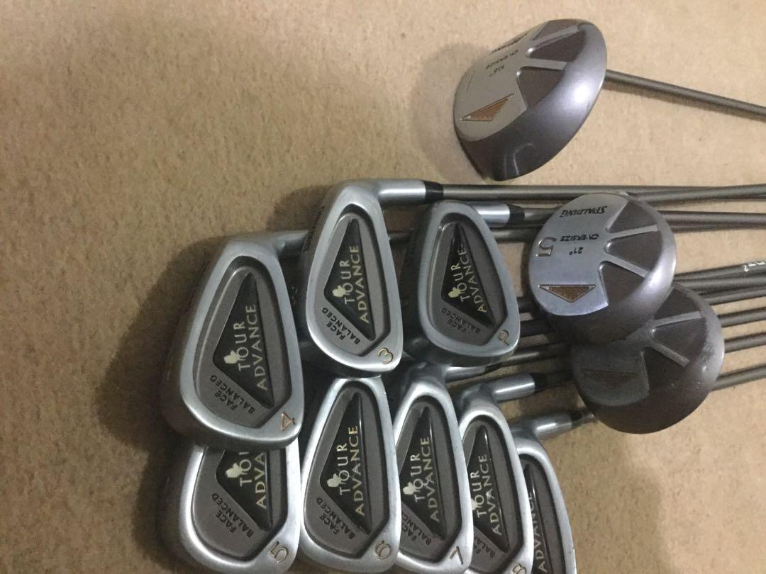 Spalding Touring Pro 3-PW Ladies Steel Shaft Irons Right-Handed (1 Inch Short)
