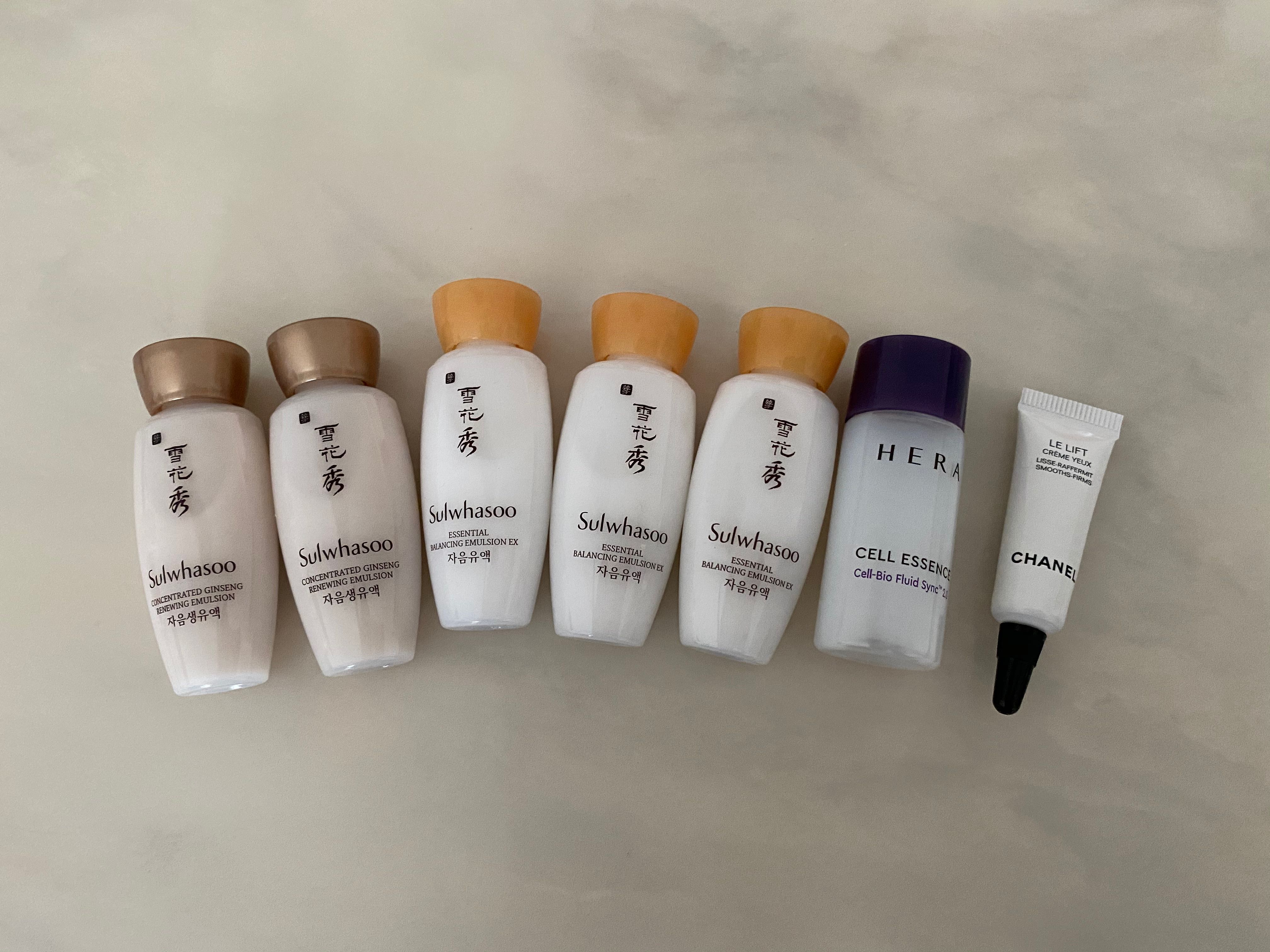 Sulwhasoo/Hera/Chanel samples, Beauty & Personal Care, Face, Face Care