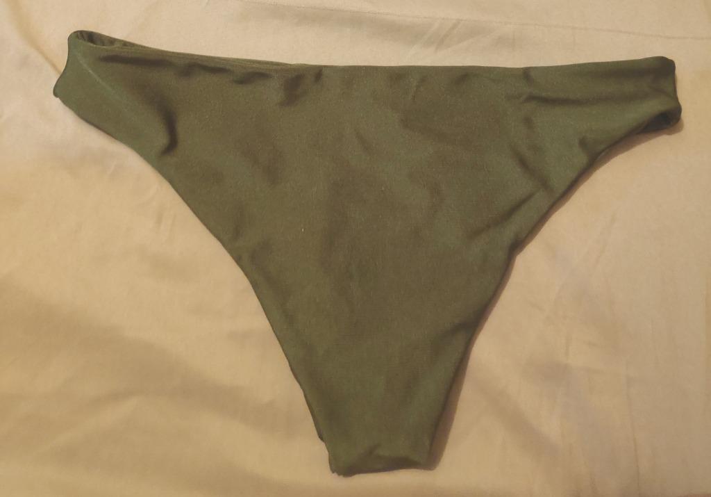 olive green swimsuit
