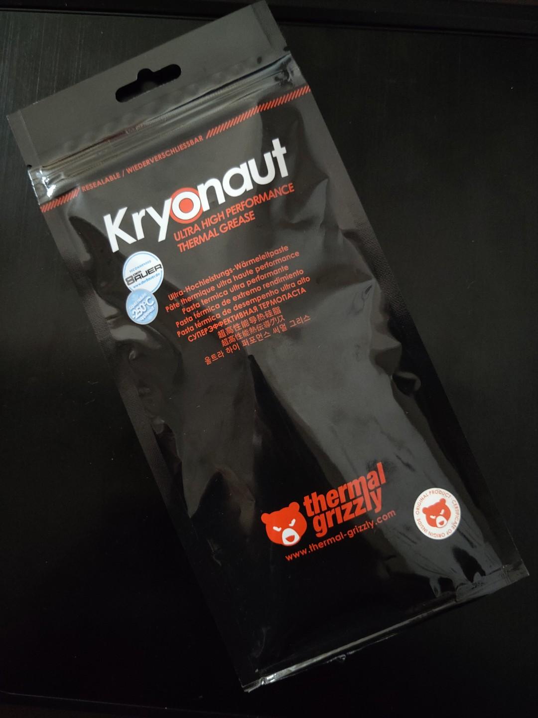 Thermal Grizzly Kryonaut 1.5ml/5.5g, Computers & Tech, Parts & Accessories,  Networking on Carousell