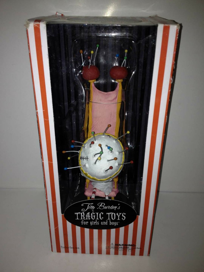 Tim Burton Tragic Toys Pin Cushion Queen Big Figure, Hobbies & Toys