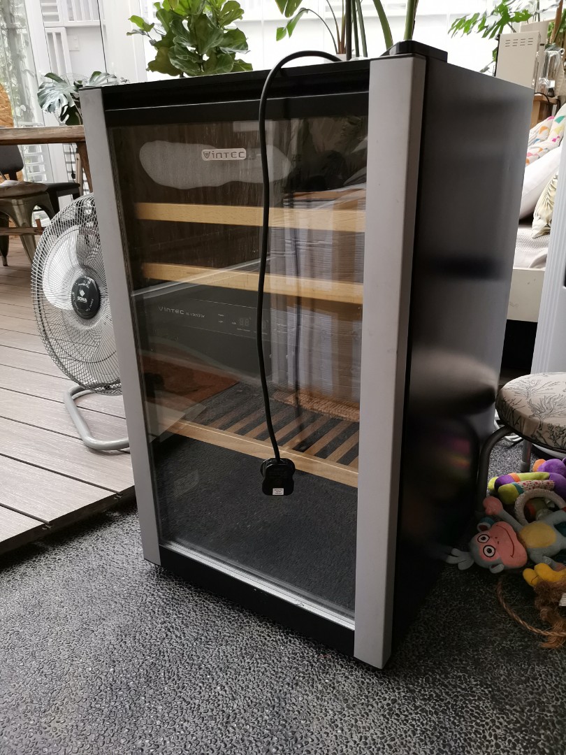 Vintec wine fridge dual zone, TV & Home Appliances, Kitchen Appliances
