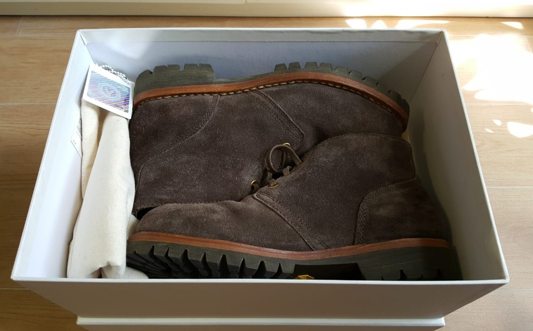 👆Visvim Willys Boots Mid-Folk, 男裝, 鞋, 西裝鞋- Carousell