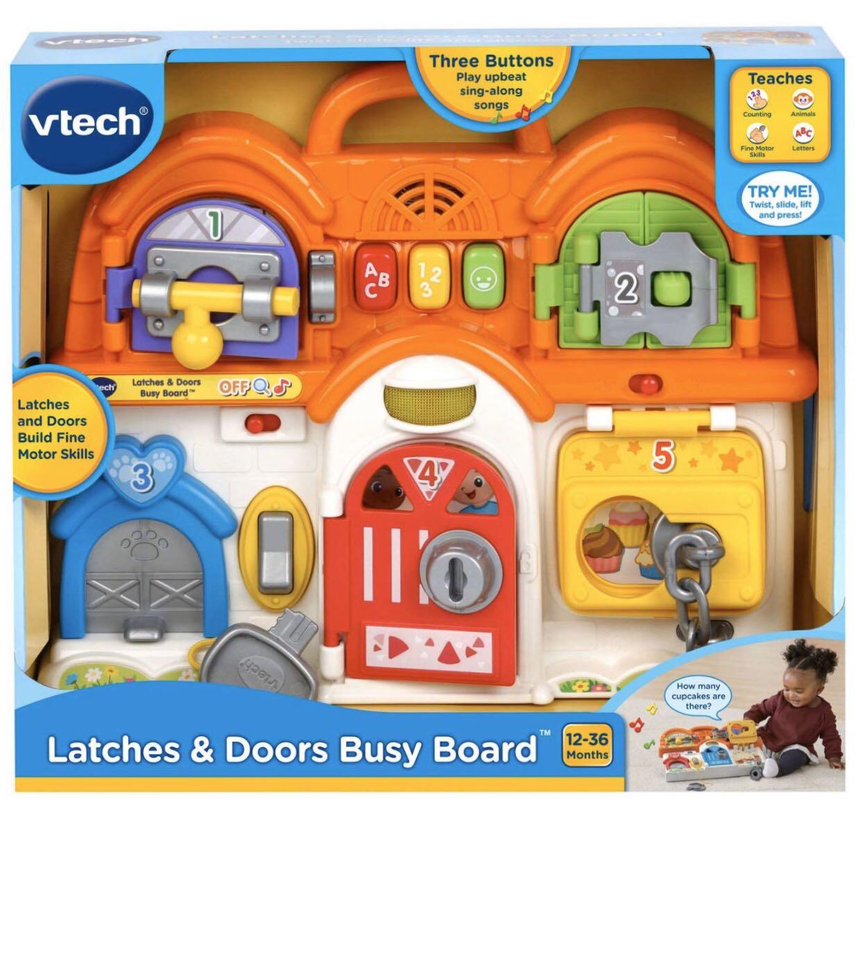 VTech Latches and Doors Busy Board, Hobbies & Toys, Toys & Games on