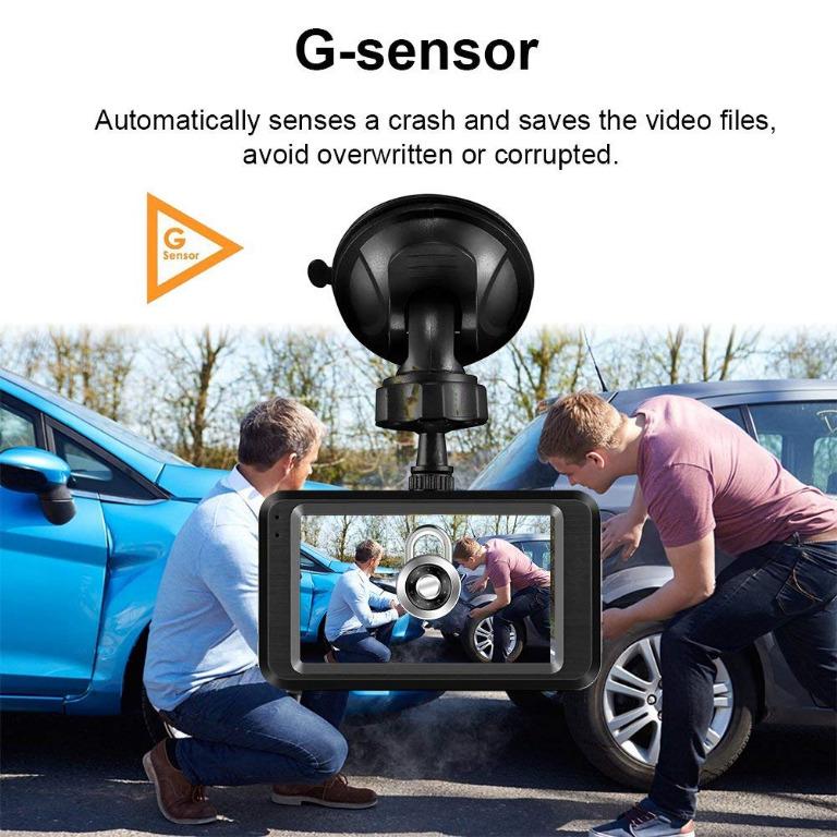 124 ) SENWOW Dash Cam 16 GB MEMORY CARD INCLUDED 1080P Full HD Car ...