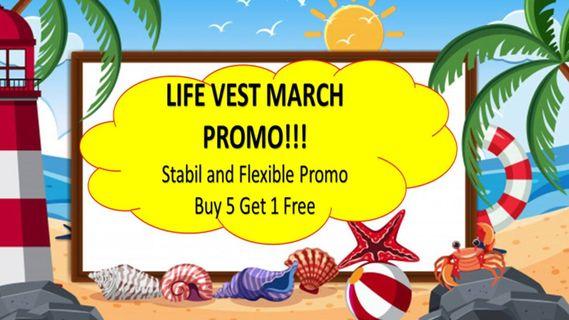 Life Vest Stabil & Flexibel Model Buy 5 Get 1 Free