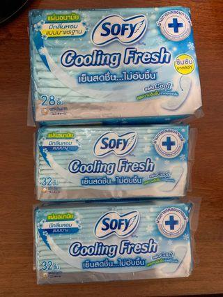 Sofy cooling fresh panty liner / sanitary pad