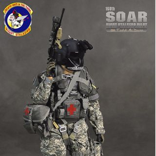 1/6 Scale Soldier Story 160th SOAR Night Stalkers Pilot CW4 Todd 