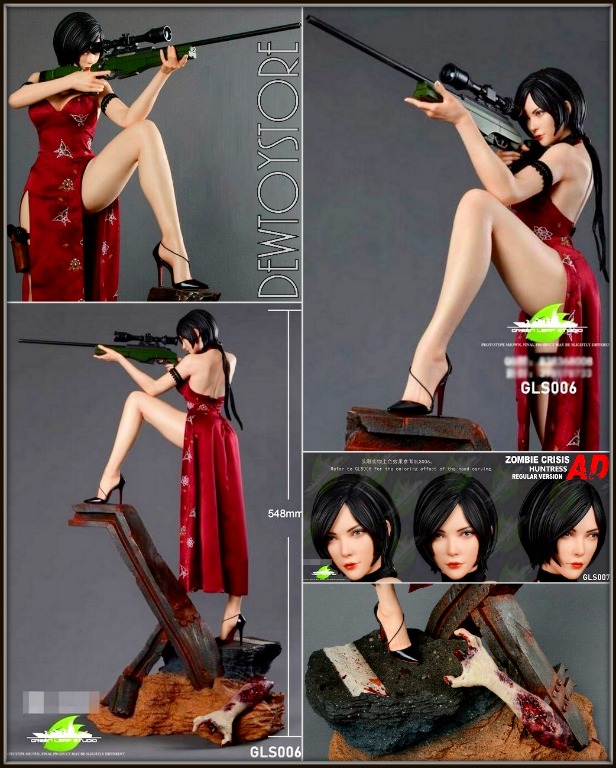 Ada wong statue green leaf studio. 