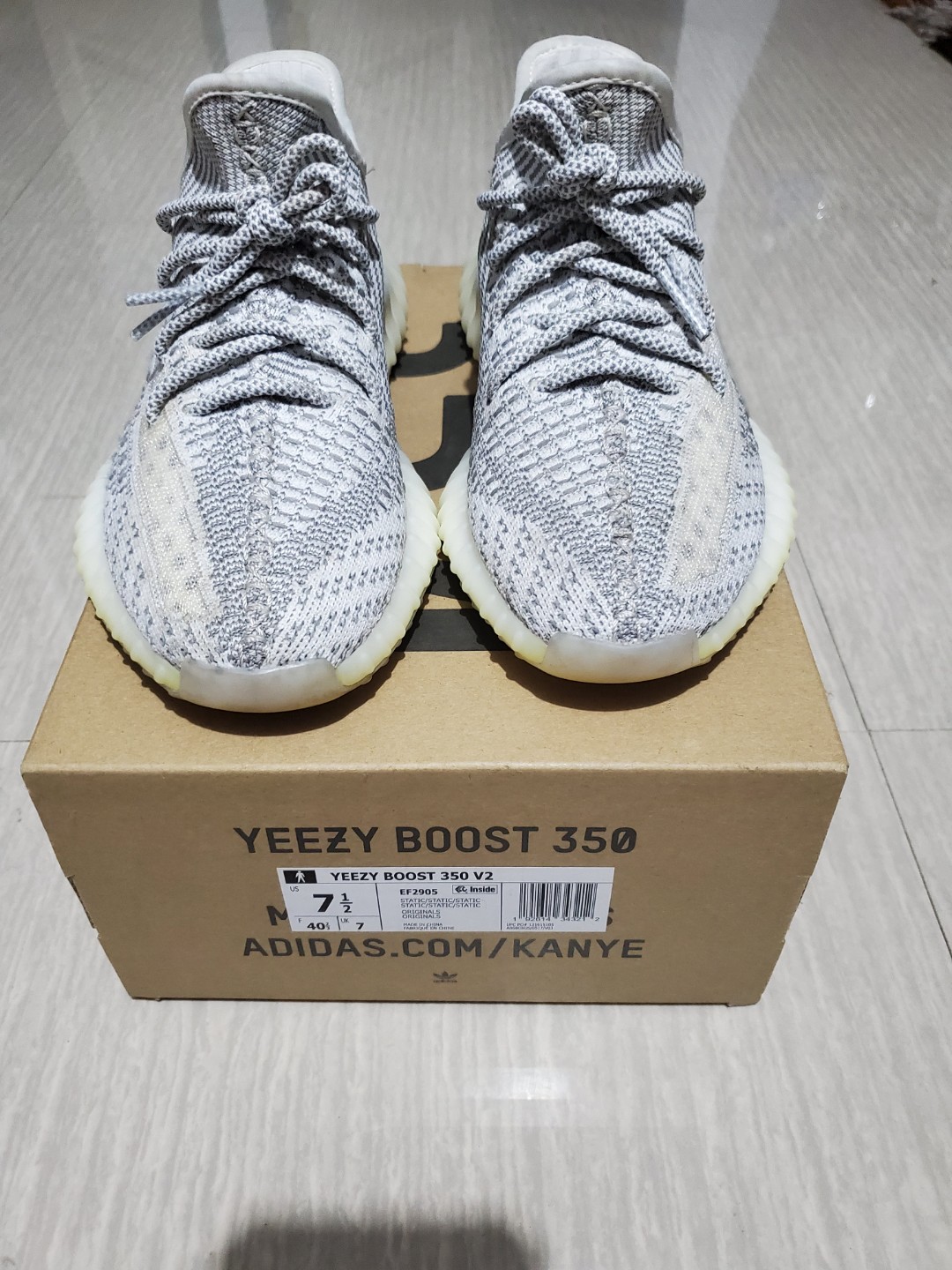 yeezy static box