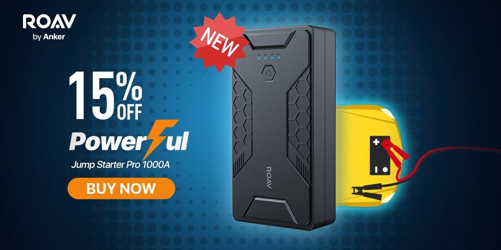 ANKER Jump Starter Pro 12Volt Portable Charger, TV & Home Appliances