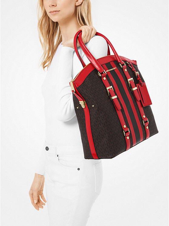 Bedford Travel Signature Large Dome Tote Bag Women s Fashion