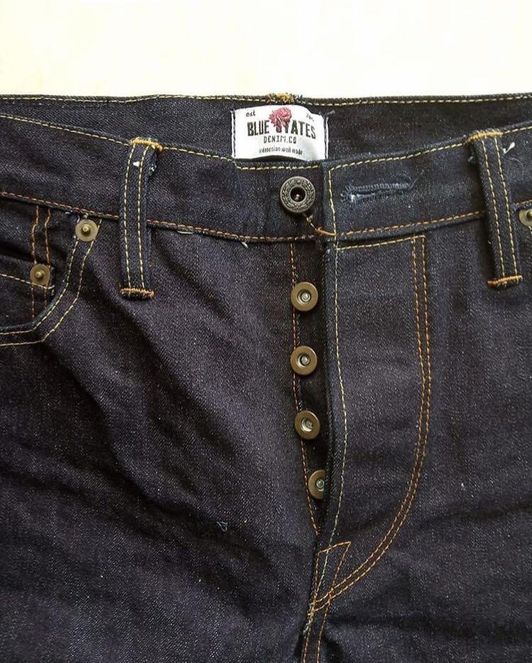 Blue states denim electrum tigre 20oz 