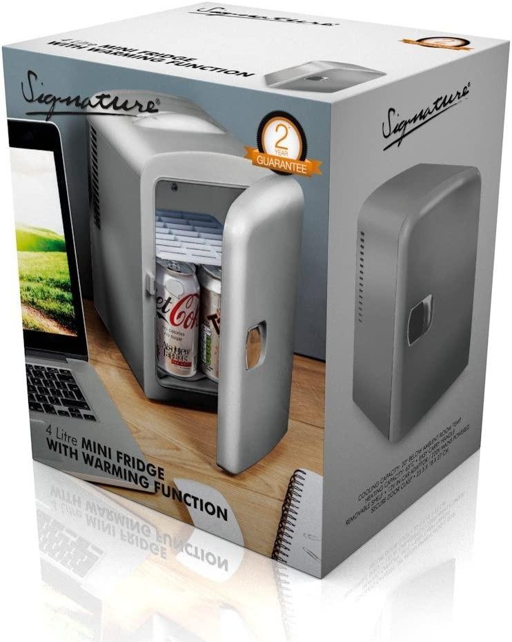 BNIB Signature S30007 4 Litre Hot and Cold Mini Fridge with 3pin and