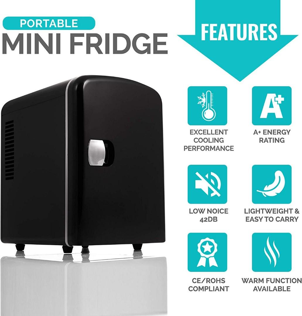 BNIB Signature S30007 4 Litre Hot and Cold Mini Fridge with 3pin and