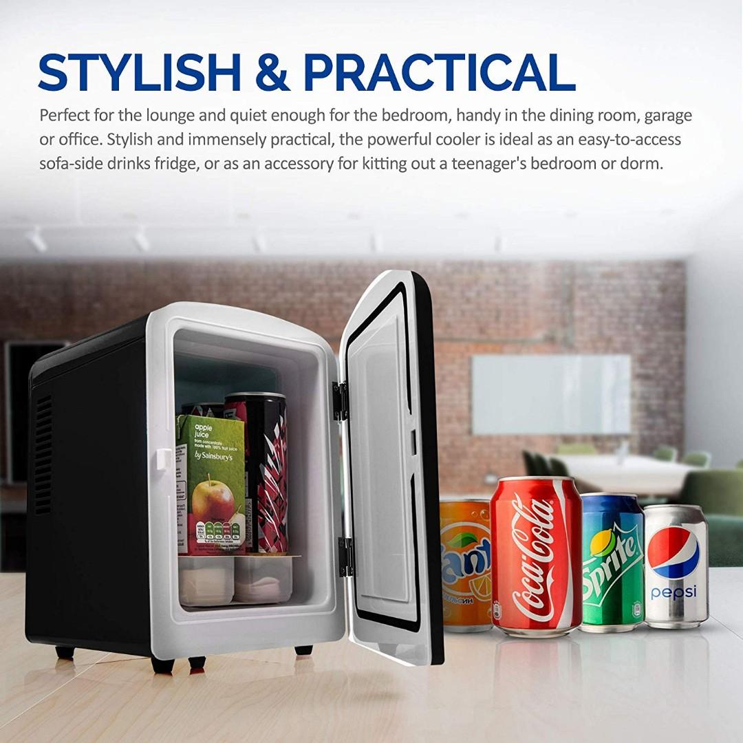 BNIB Signature S30007 4 Litre Hot and Cold Mini Fridge with 3pin and