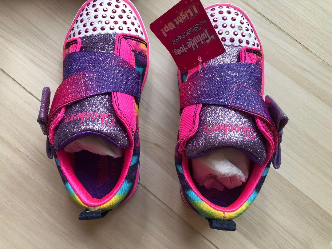 skechers light up shoes size 9