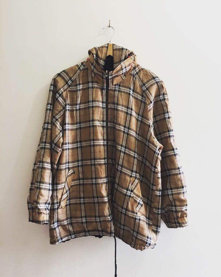 burberry nova check reversible jacket