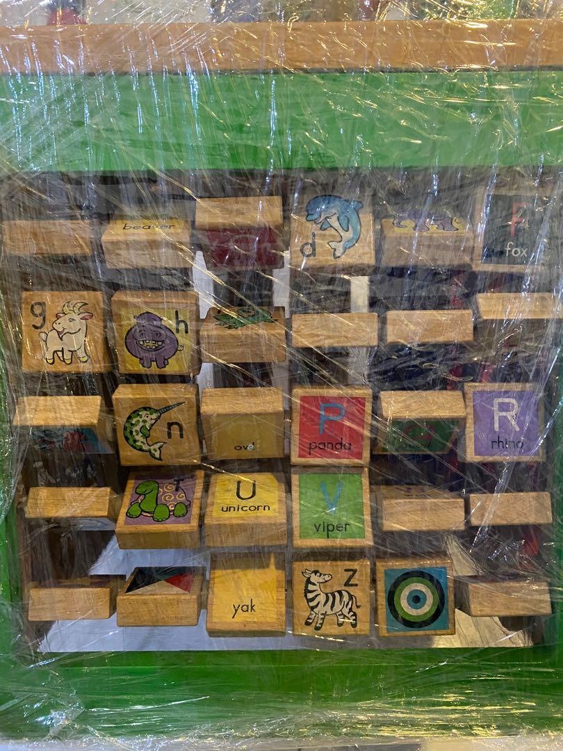 Busy Zoo Wooden Activity Cube, Babies & Kids, Infant Playtime on Carousell