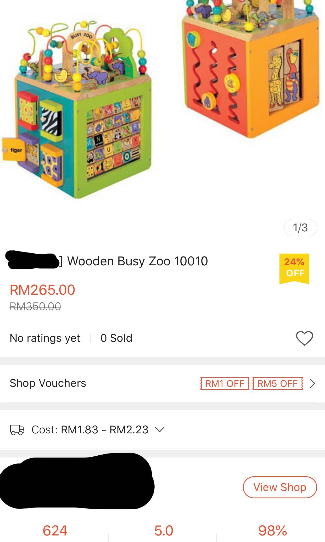 Busy zoo 2025 activity cube