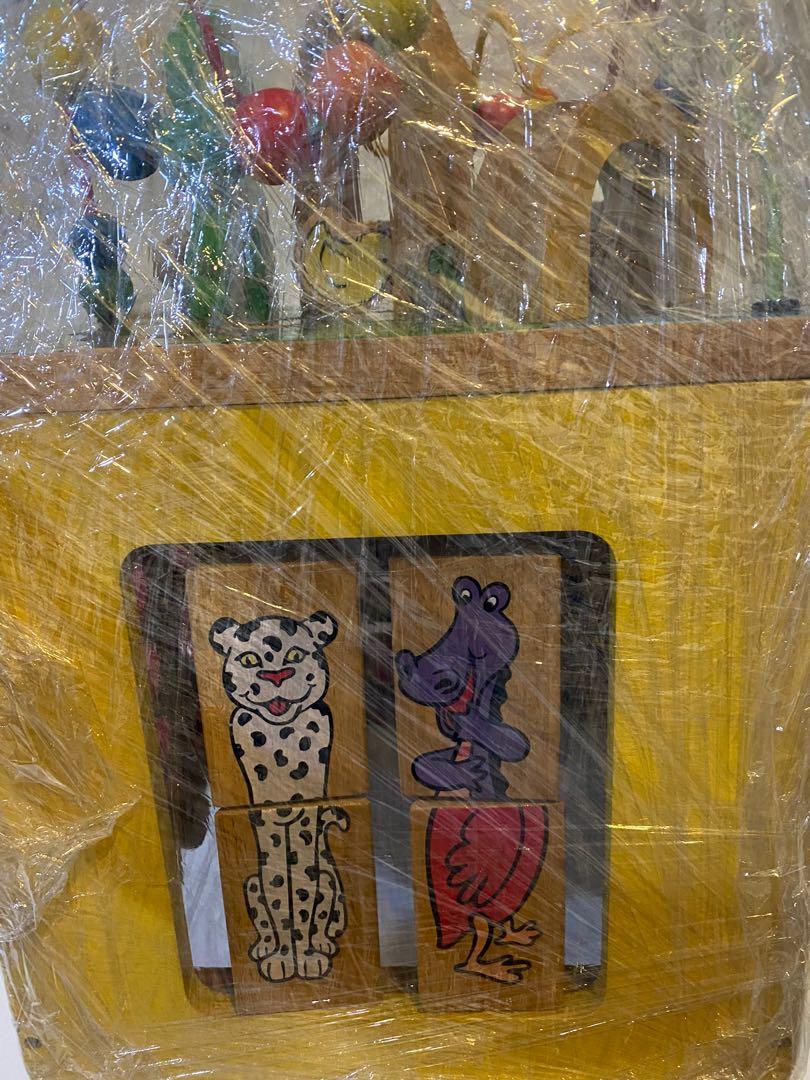 Busy Zoo Wooden Activity Cube, Babies & Kids, Infant Playtime on Carousell
