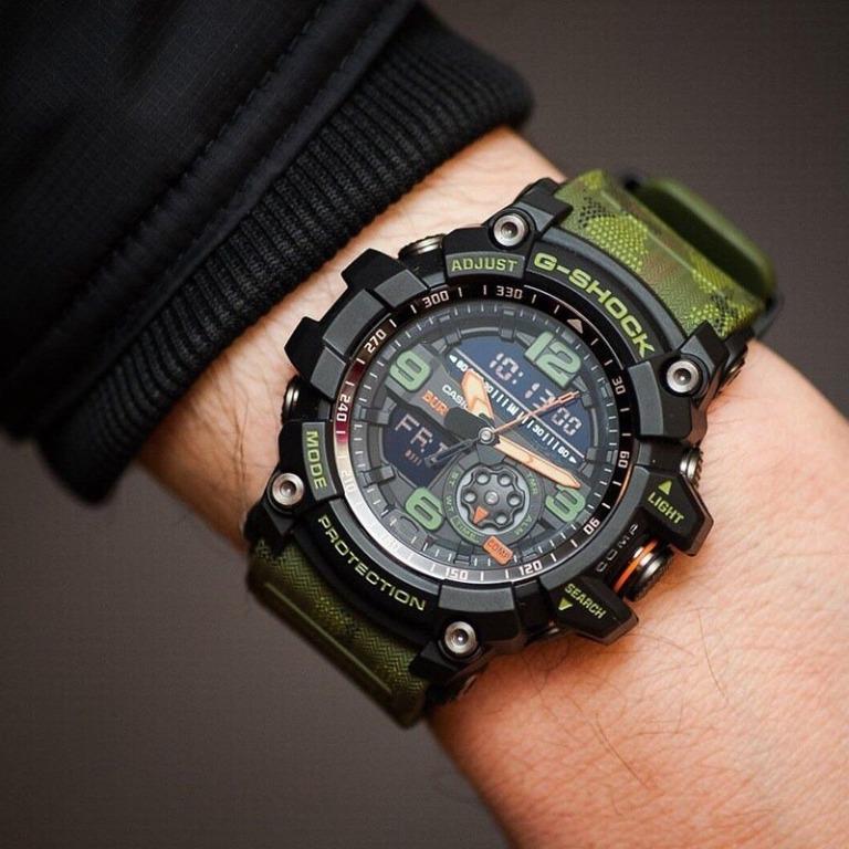 Casio G SHOCK GG 1000 MUDMASTER Army Green Watch Men Sport Watches GG 1000BTN 1A