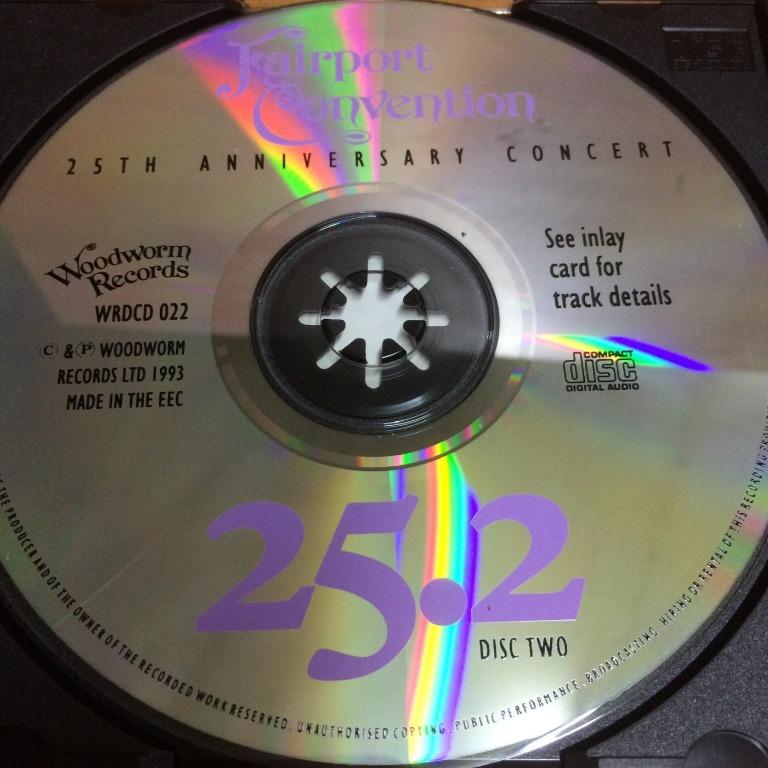 CD Fairport Convention 25th Anniversary Concert 2 CD (EEC), 興趣及遊戲, 音樂 ...
